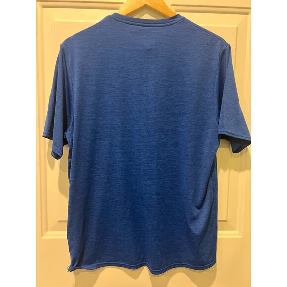 Patagonia Men's Capilene Cool Daily Graphic Shirt Blue Topo Peaks 45235 Size M - Picture 4 of 6